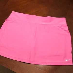 Nike pink athletic tennis skirt